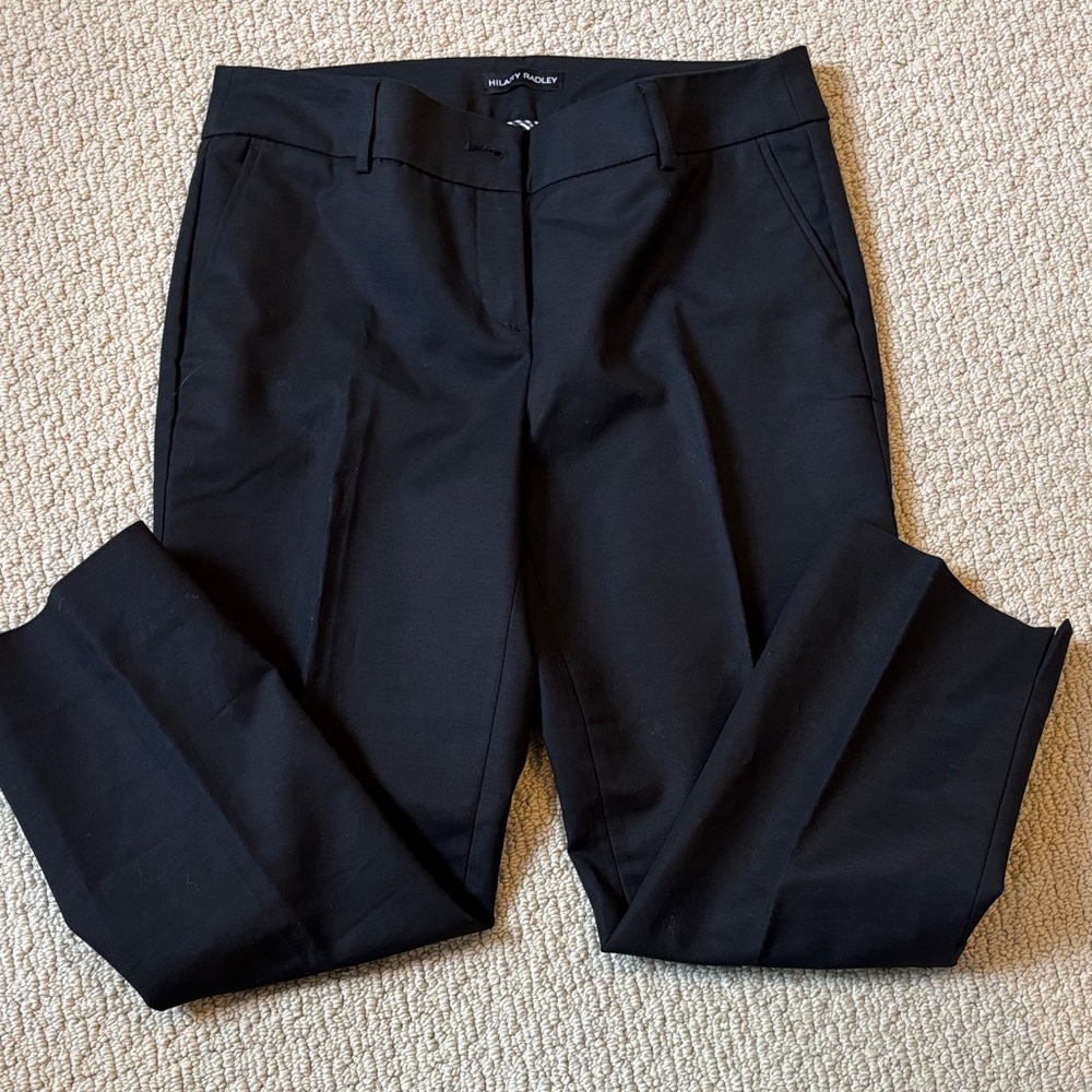 Hilary Radley Black Straight Leg Women's Pants